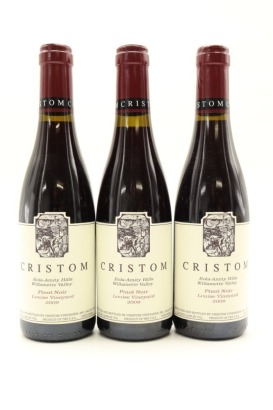 (3) 2009 Cristom Louise Vineyard Pinot Noir, Eola-Amity Hills, 375ml [WE93] &diams;
