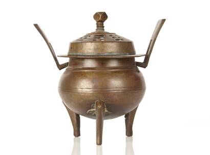 A Korean Bronze Censer Late-19th Century