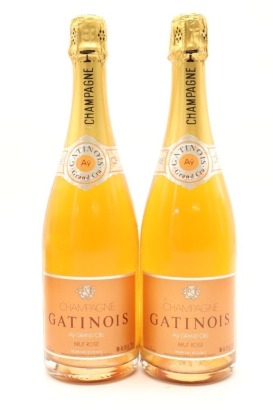 (2) NV Gatinois Ay Grand Cru Brut Rose, Champagne &diams;