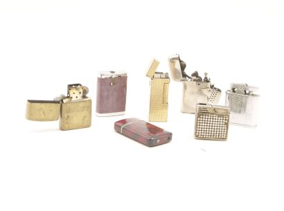 A Selection of Seven Vintage Lighters 