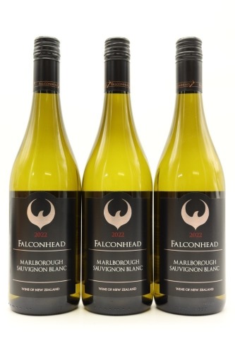 (3) 2022 Falconhead Sauvignon Blanc, Marlborough