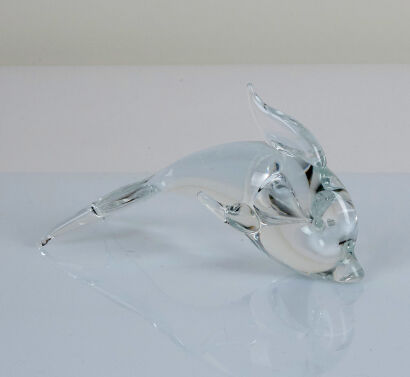 A Clear Glass Murano Fish