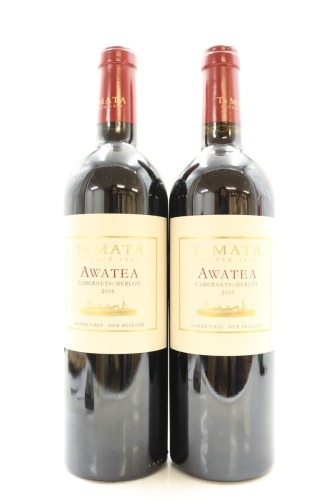 (1) 2018, 2019 Te Mata Estate Awatea Vertical Collection, Hawke's Bay, Two Bottles Sold as One Lot