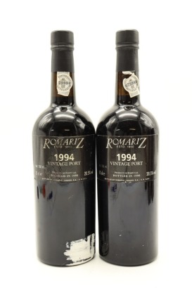 (2) 1994 Romariz Vintage Port, Portugal, 20.5% ABV