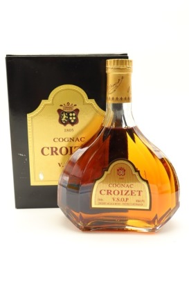 (1) Croizet V.S.O.P. Cognac, 40% ABV, 750ml