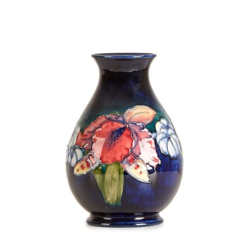 A William Moorcroft Orchid Vase