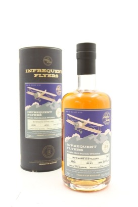 (1) Bowmore 1997 Infrequent Flyers 24 Year Old Single Malt Scotch Whisky, 48.4% ABV