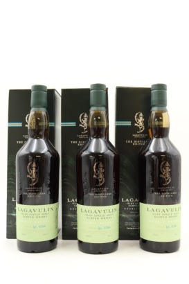 (3) Lagavulin 'The Distillers Edition' Double Matured Single Malt Scotch Whisky, 43% ABV