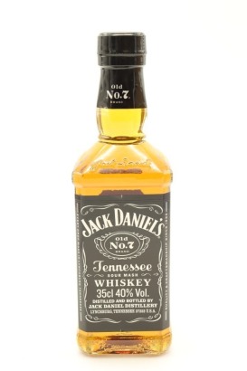 (1) Jack Daniels Old No7 Tennessee Whiskey Bourbon Whiskey, 40% ABV, 350ml