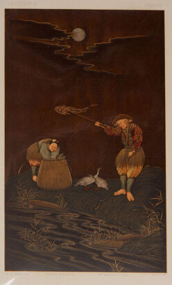 CHARLES SCRIBNER'S SONS Japan Cormorant Fishing Night