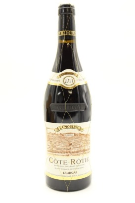 (1) 2011 E. Guigal Cote Rotie La Mouline, Rhone [JR18] [RP98] [WS96] &diams;