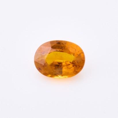loose 1.17cts Sapphire yellow. Oval mixed cut.