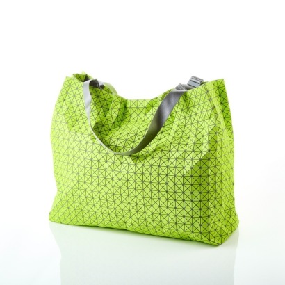 Bao Bao Issey Miyake Green Cart Tote Bag - As new