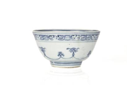 A Fine Chinese Ming Blue and White Porcelain Bowl