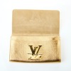 Louis Vuitton Gold Leather Louise Clutch Bag - 2