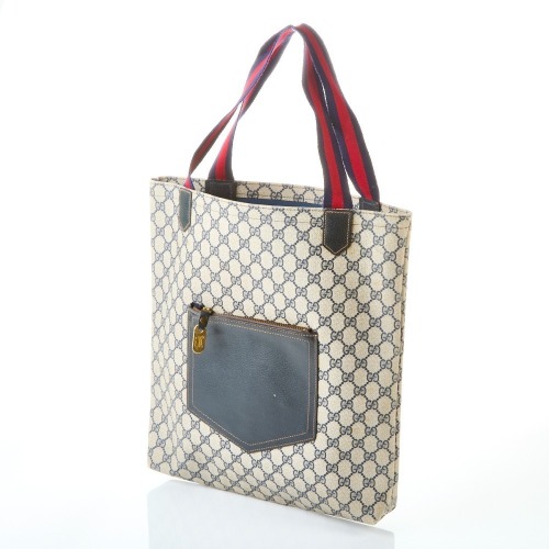 Gucci GG Sherry Line Canvas Tote Bag