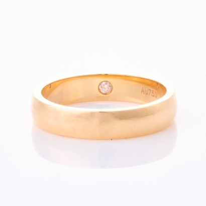 Chaumet, 18ct Rose Gold, 4mm 'Les Eternelles' Band, Size N 1/2