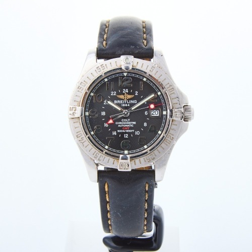 Stainless Steel, 40mm Breitling Colt GMT Automatic Wristwatch