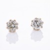 18ct White Gold, .70ct Diamond Stud Earrings