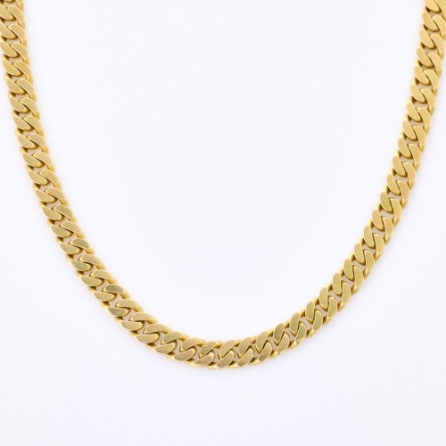 14ct Yellow Gold, 19cm Curb Link Bracelet