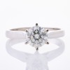 18ct White Gold, 1.00ct Diamond Solitaire Ring