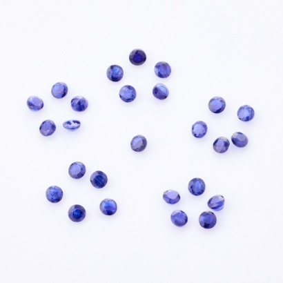 Parcel of 25 x Loose Sapphires, Glass Filled Treated