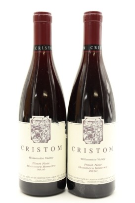 (2) 2010 Cristom Sommers Reserve Pinot Noir, Willamette Valley &diams;