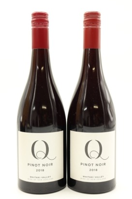 (2) 2018 Q Pinot Noir, Waitaki Valley ♦