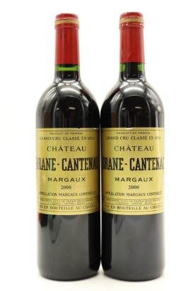 (2) 2000 Chateau Brane-Cantenac, Margaux [JR17] &diams;