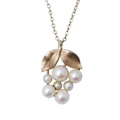 Krementz Vintage Pearl Pendant and Chain