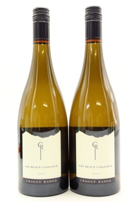 (2) 2017 Craggy Range Les Beaux Cailloux Chardonnay, Gimblett Gravels [JR17] ♦