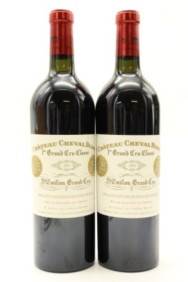 (2) 2001 Chateau Cheval Blanc, Saint-Emilion [JR17.5] &diams;