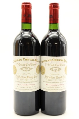 (2) 1998 Chateau Cheval Blanc, Saint-Emilion [RP100] [JR18] &diams;