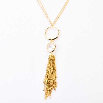 Kate Spade, 60cm Gold Tone Tassel Necklace