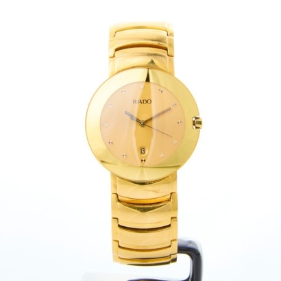 Stainless Steel / Goldtone, 32mm Rado Quartz Wristwatch