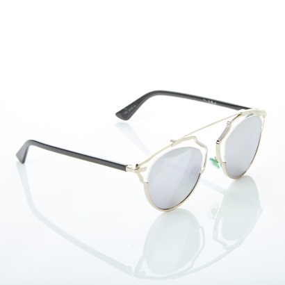 Christian Dior Mirrored So Real Silver Sunglasses with Box