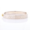 Louis Vuitton Monogram Silver Bangle