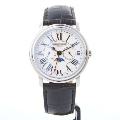 Frederique Constant, 40mm Classic Business Timer Quartz Wristwatch