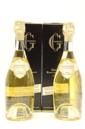 (2) NV Gosset Grand Blanc de Blancs Brut, Champagne [JR16] [WE93] (GB) &diams;