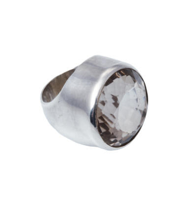 Mexican Silver Quartz Ring