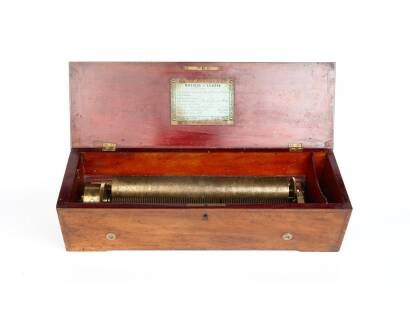 A 19th Century Swiss Keywind Nicole Freres Music Box with Eight Airs