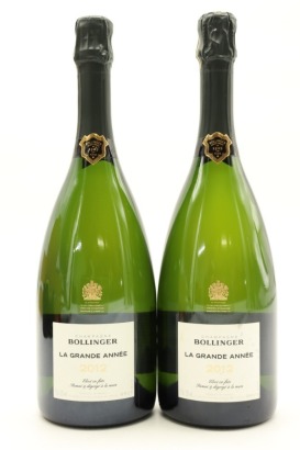 (2) 2012 Bollinger La Grande Annee, Champagne [JR17.5] [RP95] [WS96] [WE95] &diams;