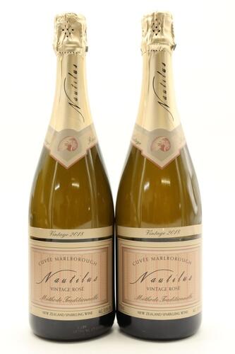 (2) NV Nautilus Estate Cuvee Rose Methode Traditionnelle, Marlborough ♦