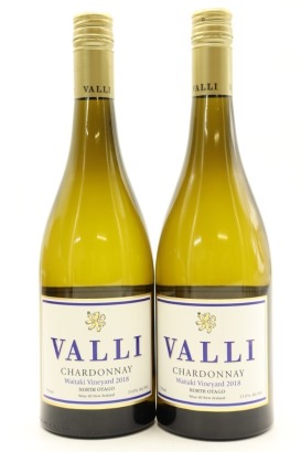 (2) 2018 Valli Waitaki Vineyard Chardonnay, Central Otago â™¦