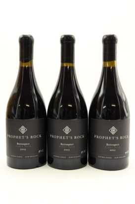 (3) 2015 Prophet's Rock Retrospect Pinot Noir, Central Otago [BC95] ♦