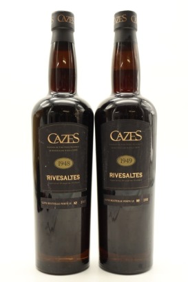 (2) 1948, 1949 Domaine Cazes Rivesaltes Verticle Collections, Languedoc-Roussillon [RP95] &diams;