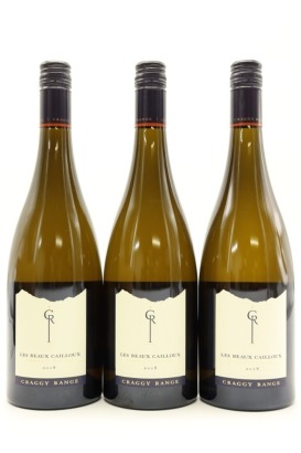 (3) 2018 Craggy Range Les Beaux Cailloux Chardonnay, Gimblett Gravels ♦