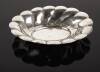 An Italian Oval Silver Fluted Bowl