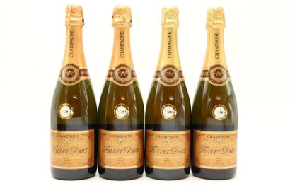 (4) NV Fallet Dart Brut Rose, Champagne &diams;
