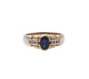 9ct Sapphire Diamond Ring